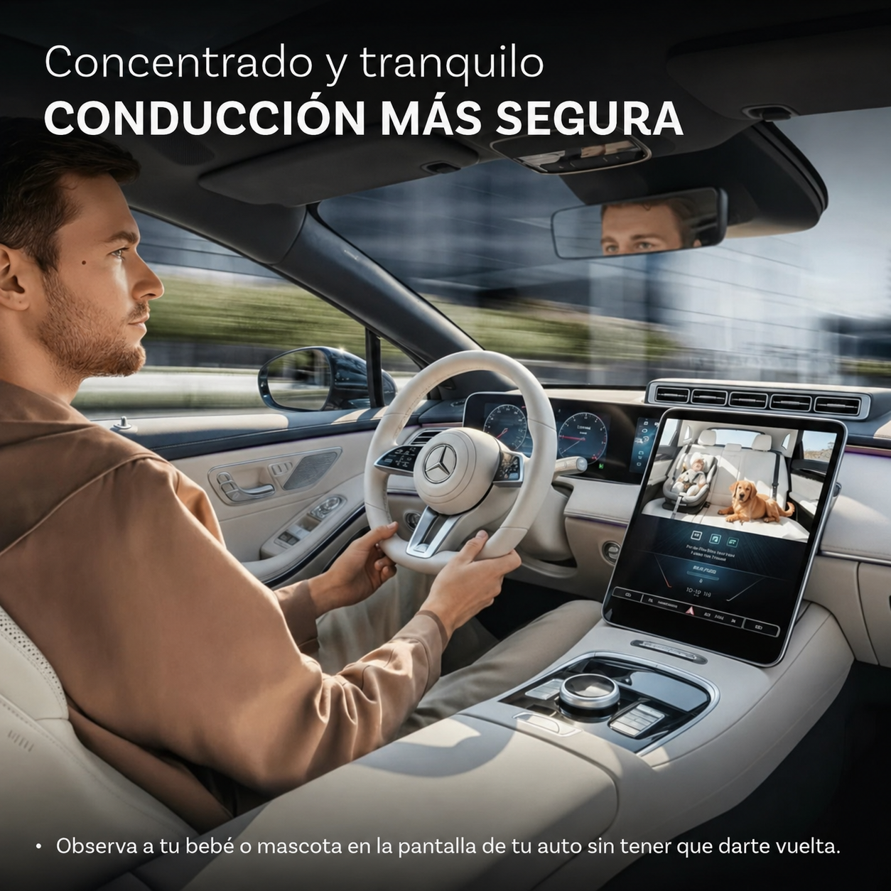 Cámara Auto Niños | CarPlay Android Auto